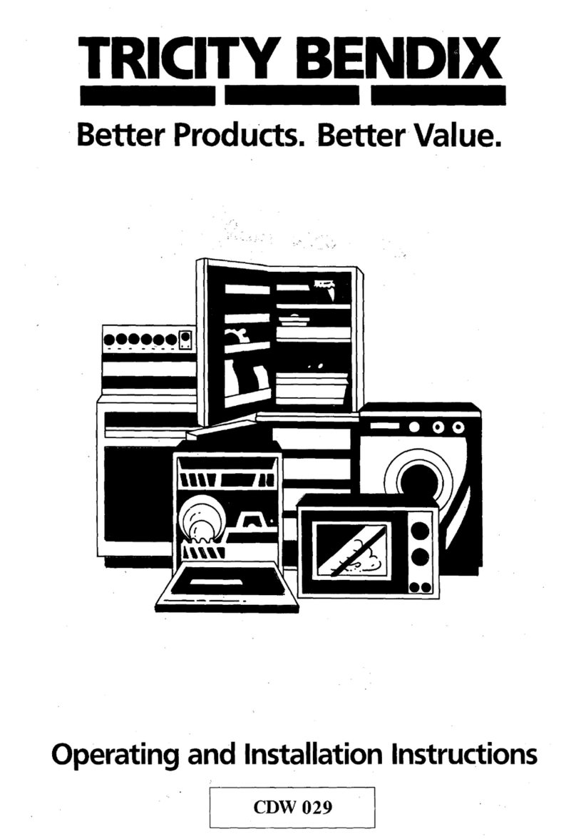 Tricity Bendix CDW 029 User manual Tricity Bendix CDW 029 User manual