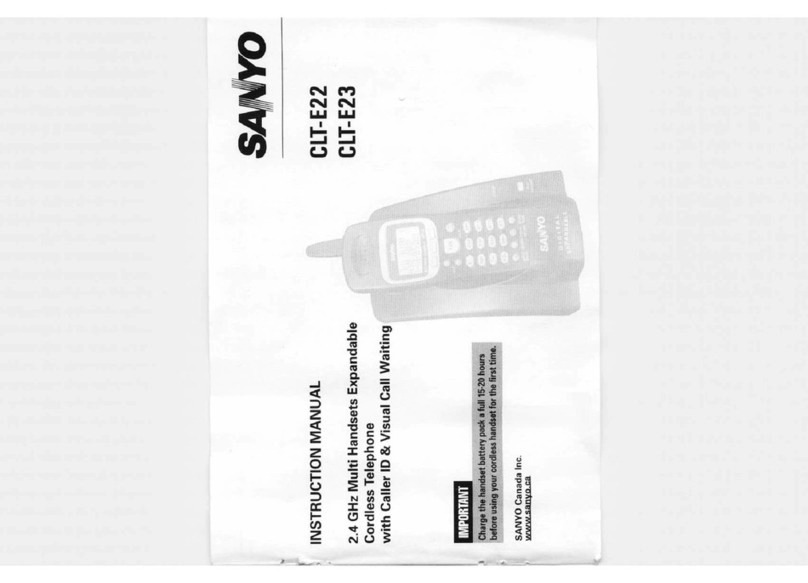 Sanyo CLT-E22 instruction manual