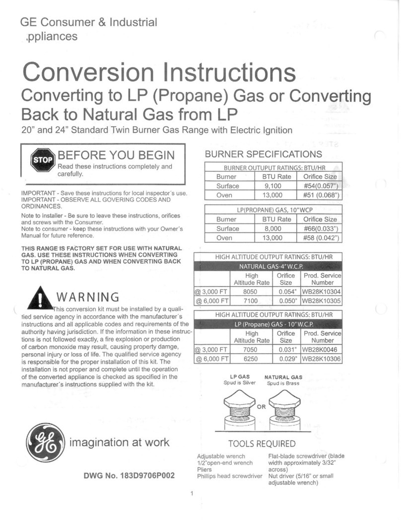 GE 20 User manual