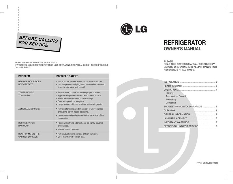 LG GR051SW User manual