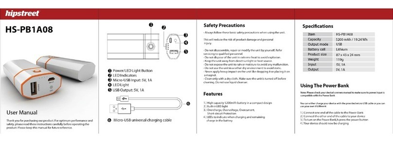 Hipstreet HS-PB1A08 user manual
