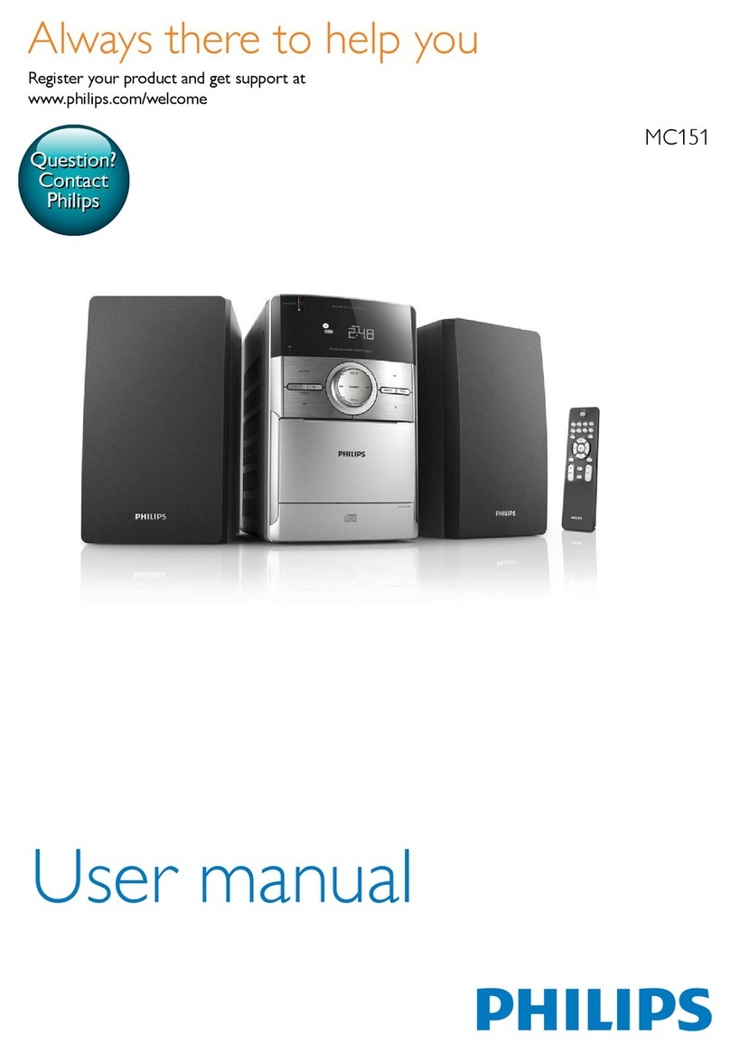 Philips MC151 user manual