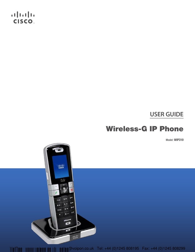 Cisco WIP310 - iPhone Wireless VoIP Phone user guide