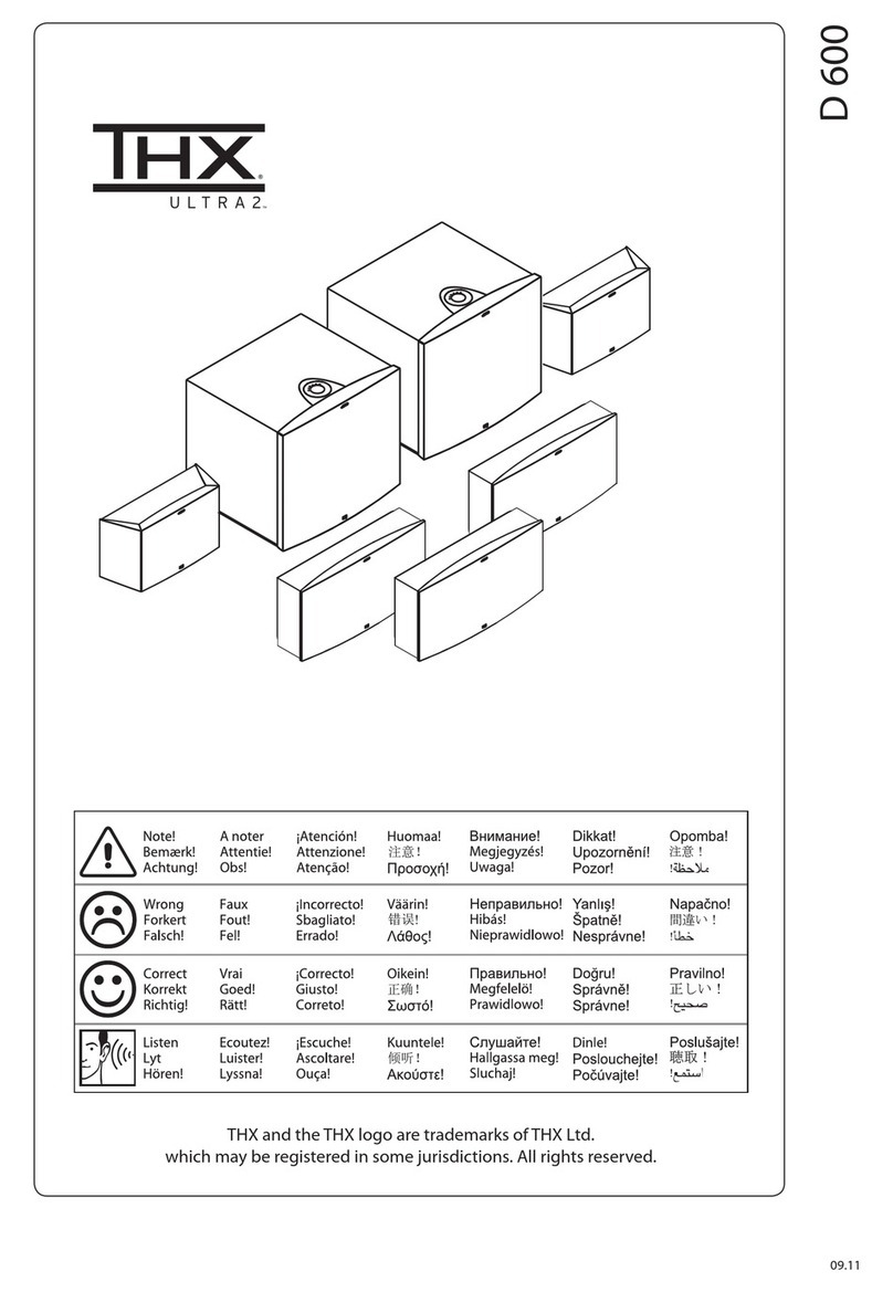 THX D 600 user guide