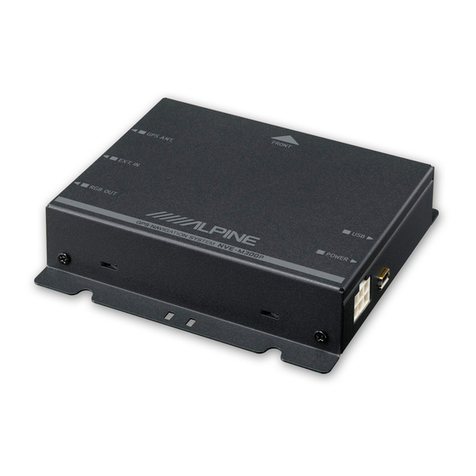 Alpine NVE-M300P owner's manual