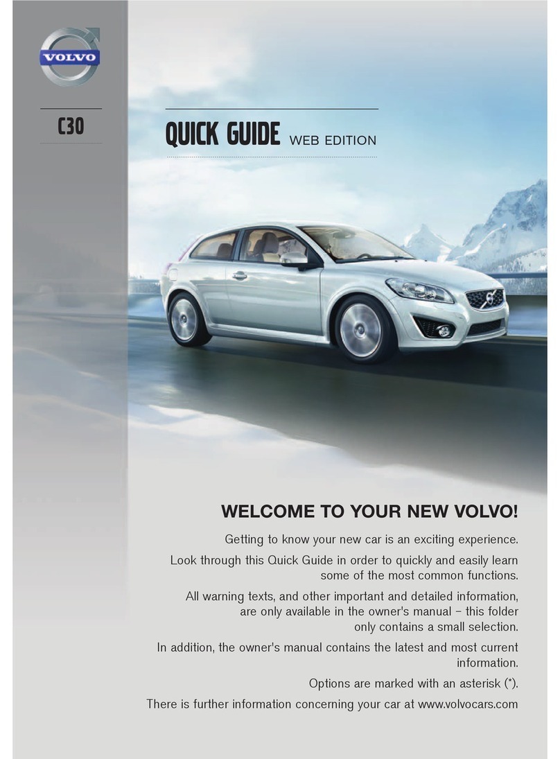 Volvo C30 2012 quick guide