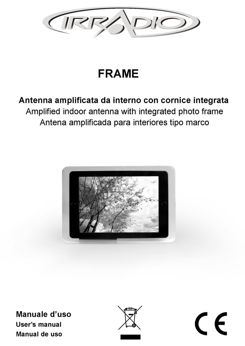 Irradio Frame user manual