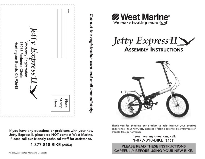 West Marine Jetty Express II User manual
