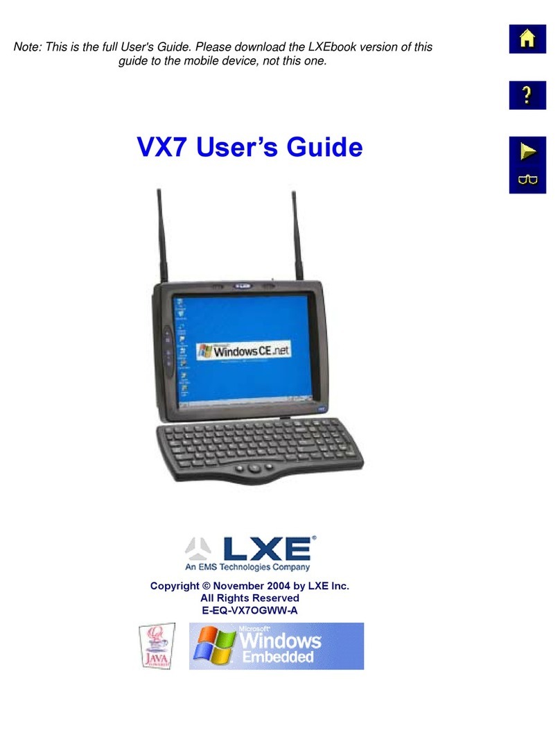 LXE VX7 User manual