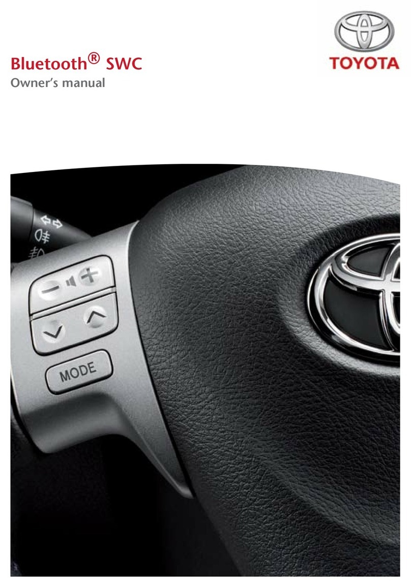 Toyota Bluetooth SWC owner's manual