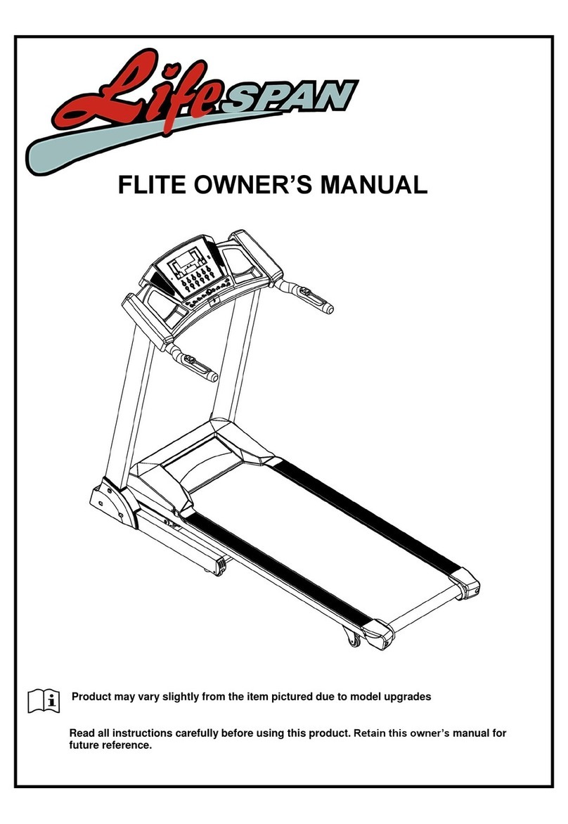 Life Span Treadmill User manual
