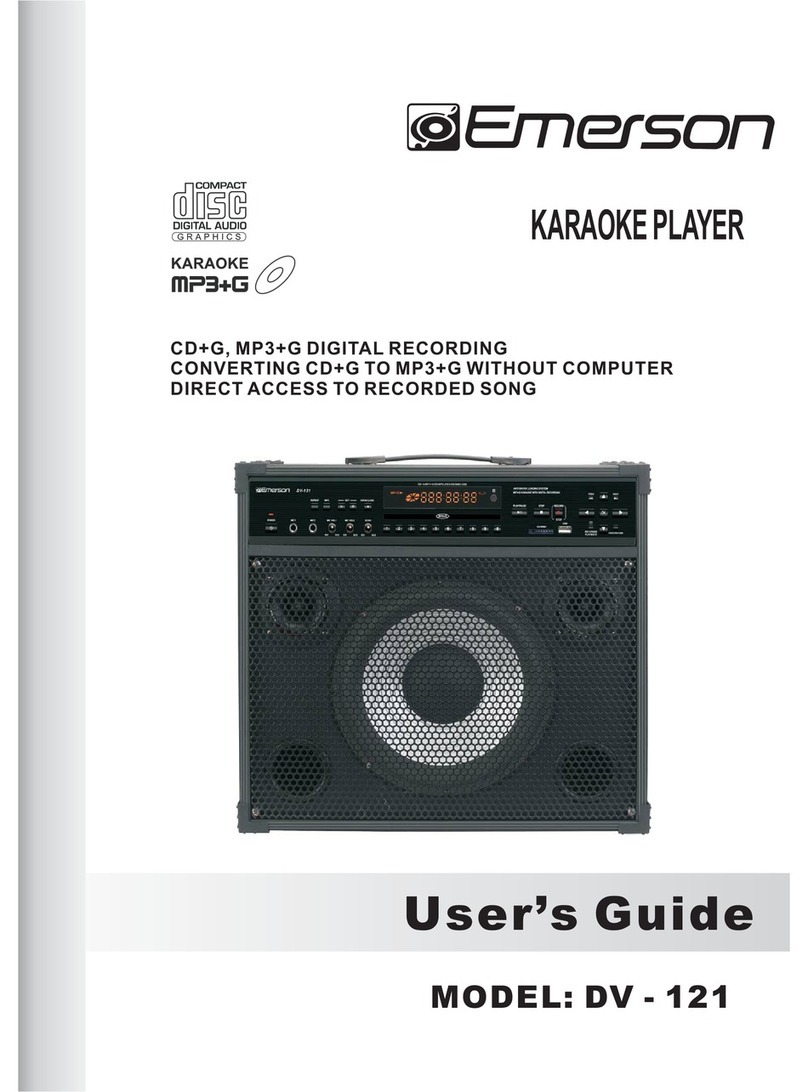 Emerson DV - 121 User manual