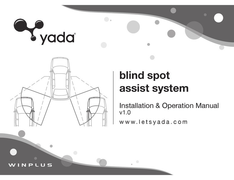 Winplus Yada Blind Spot Assist System Installation & operation manual Winplus Yada Blind Spot Assist System Installation & operation manual