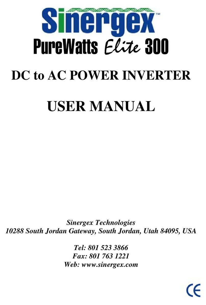 Sinergex Elite 300 user manual