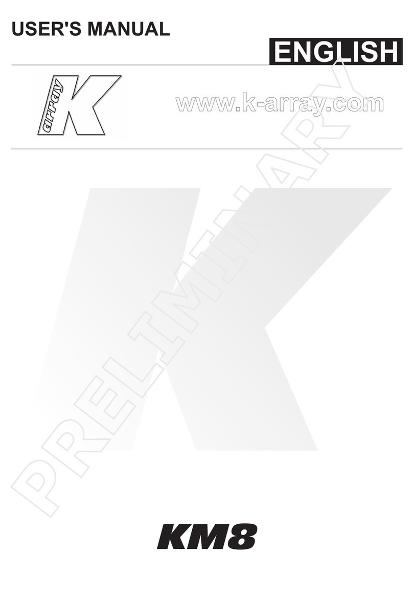 K-array KM8 User manual