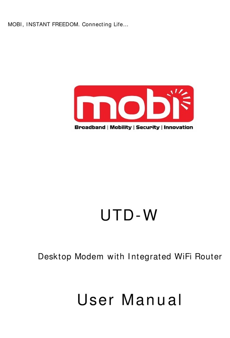 Mobi Technologies UTD-W user manual