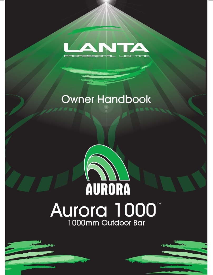 Lanta Aurora 1000 Owner's handbook Lanta Aurora 1000 Owner's handbook
