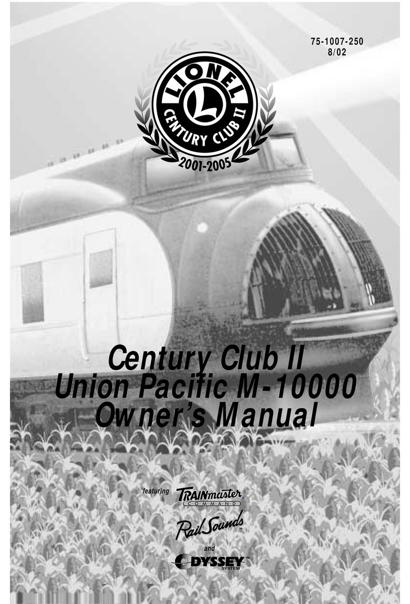 Lionel Century Club II owner's manual Lionel Century Club II owner's manual