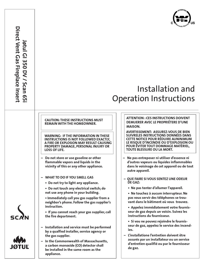 Jøtul GI 350 DV Scan 65i User manual