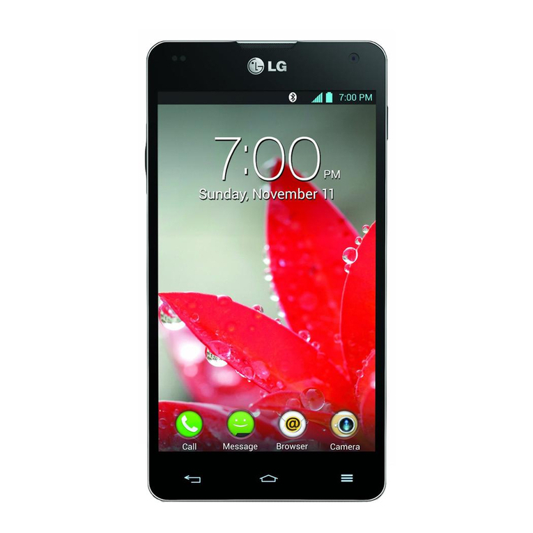 LG Optimus G Specification sheet