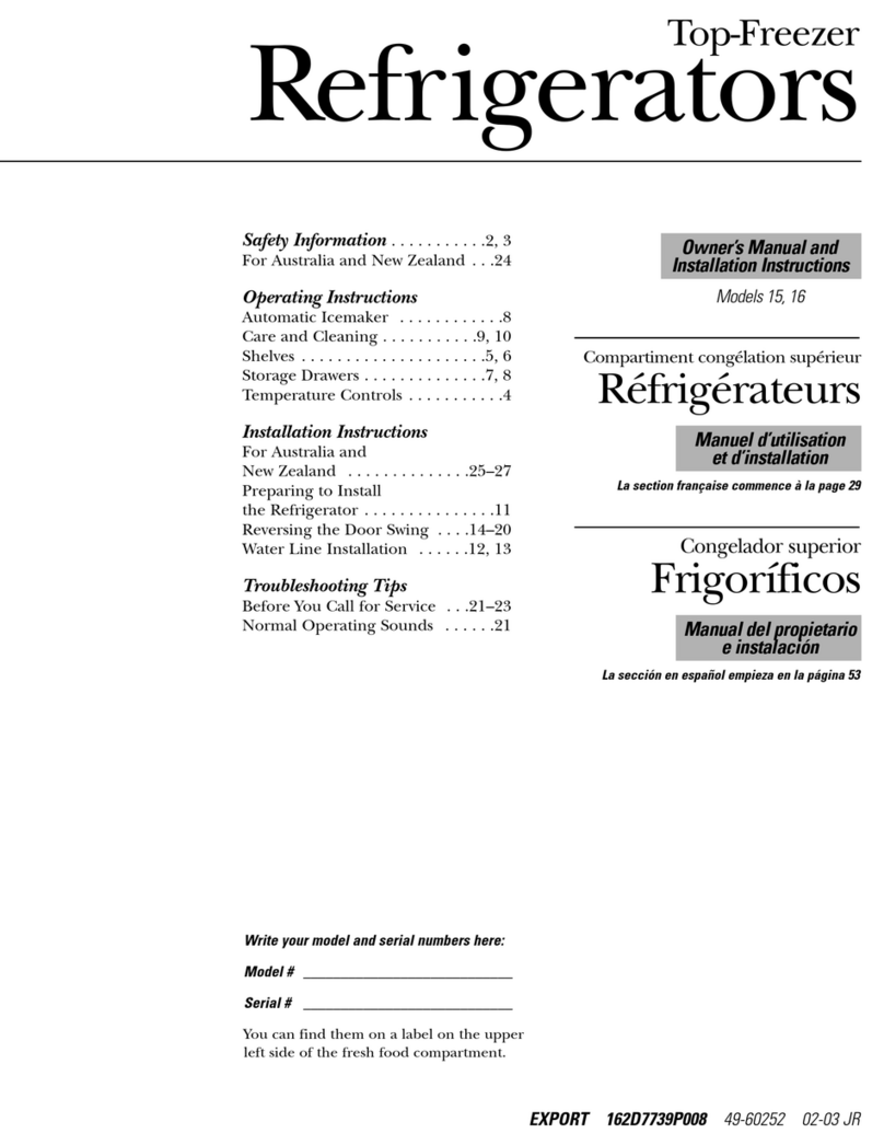 GE RHM 15 Operating instructions