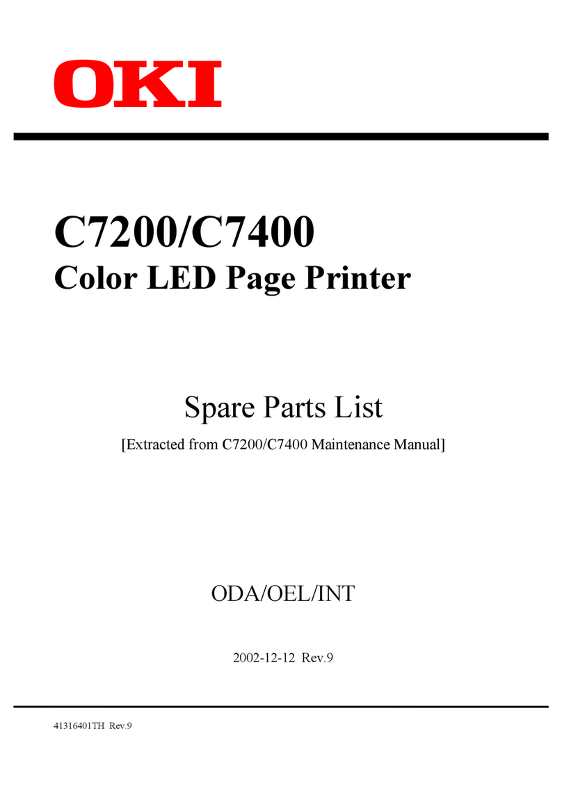 Oki C7200 User manual