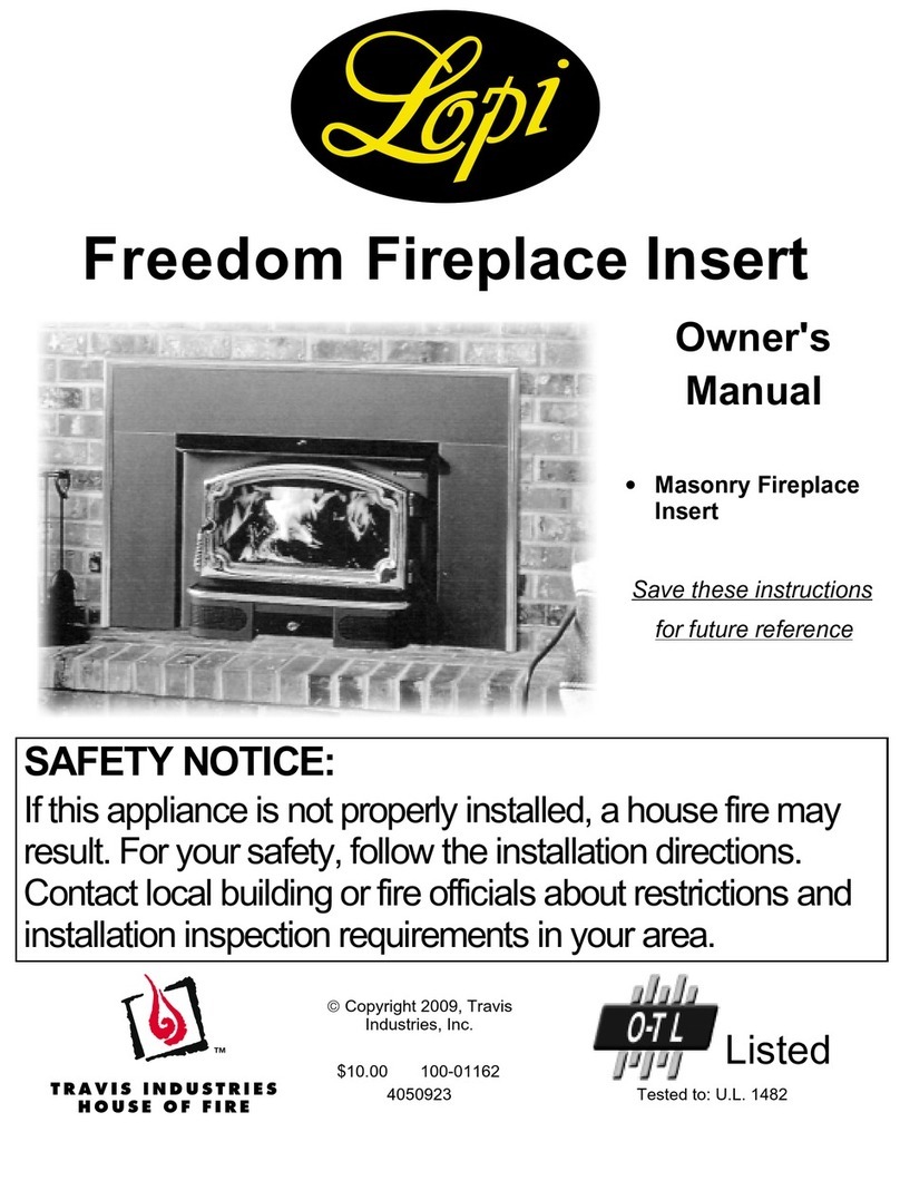 Travis Industries Lopi User manual