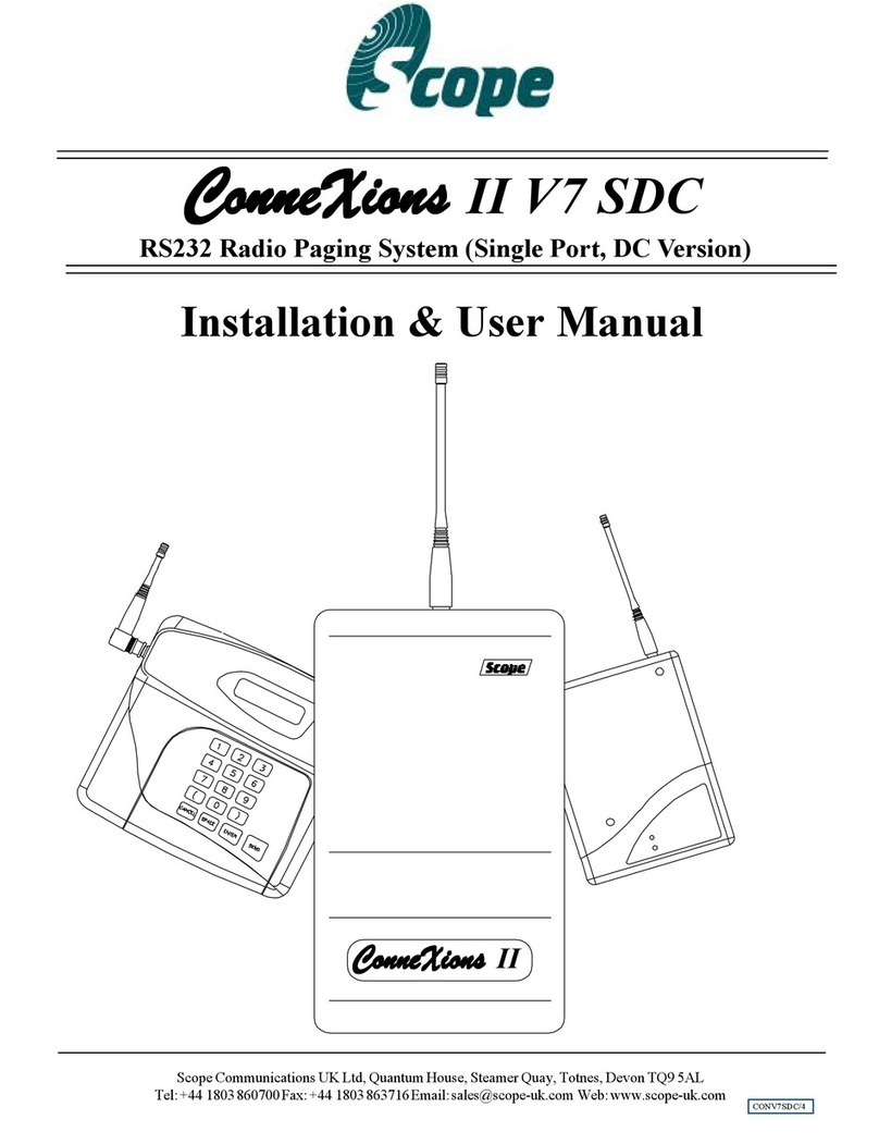 scope ConneXions II V7 SDC Instruction Manual
