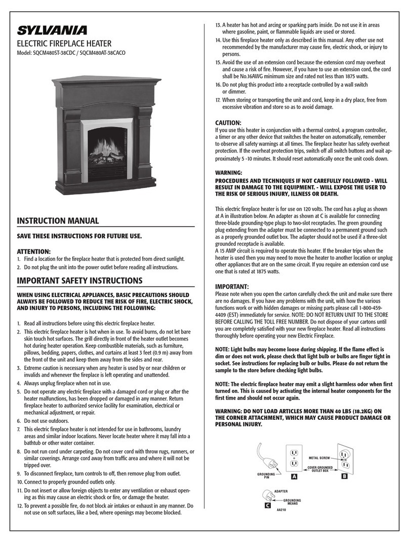 Sylvania SQCM480ST-38CDC instruction manual