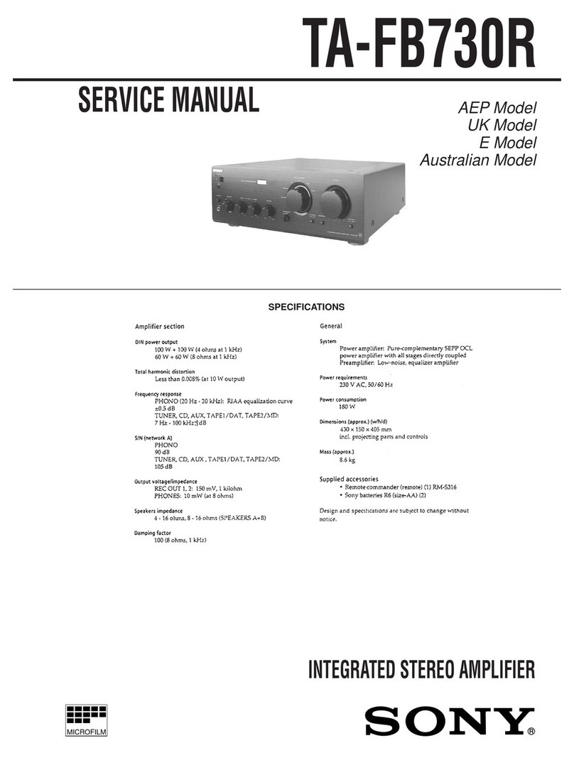 Sony TA-FB730R User manual