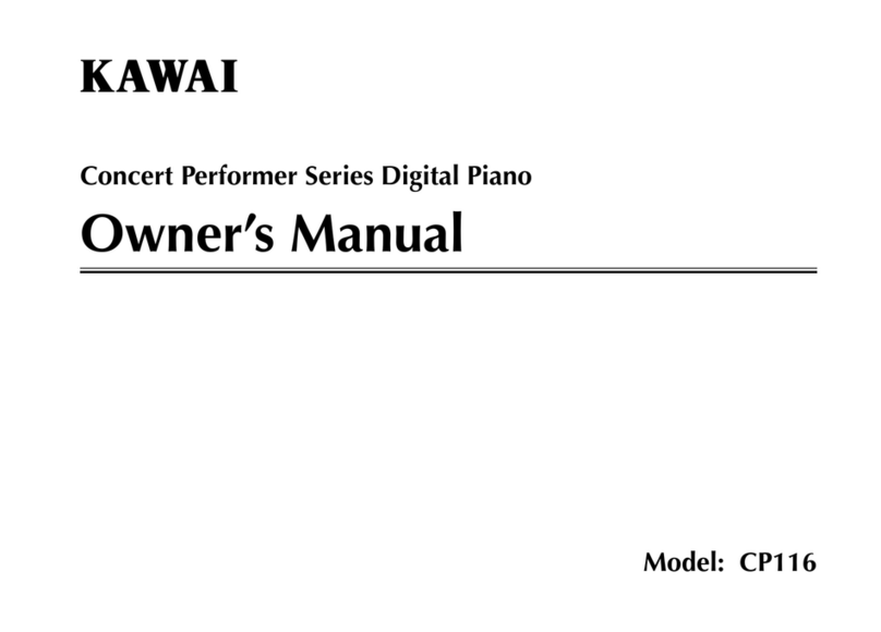 Kawai CP116 User manual