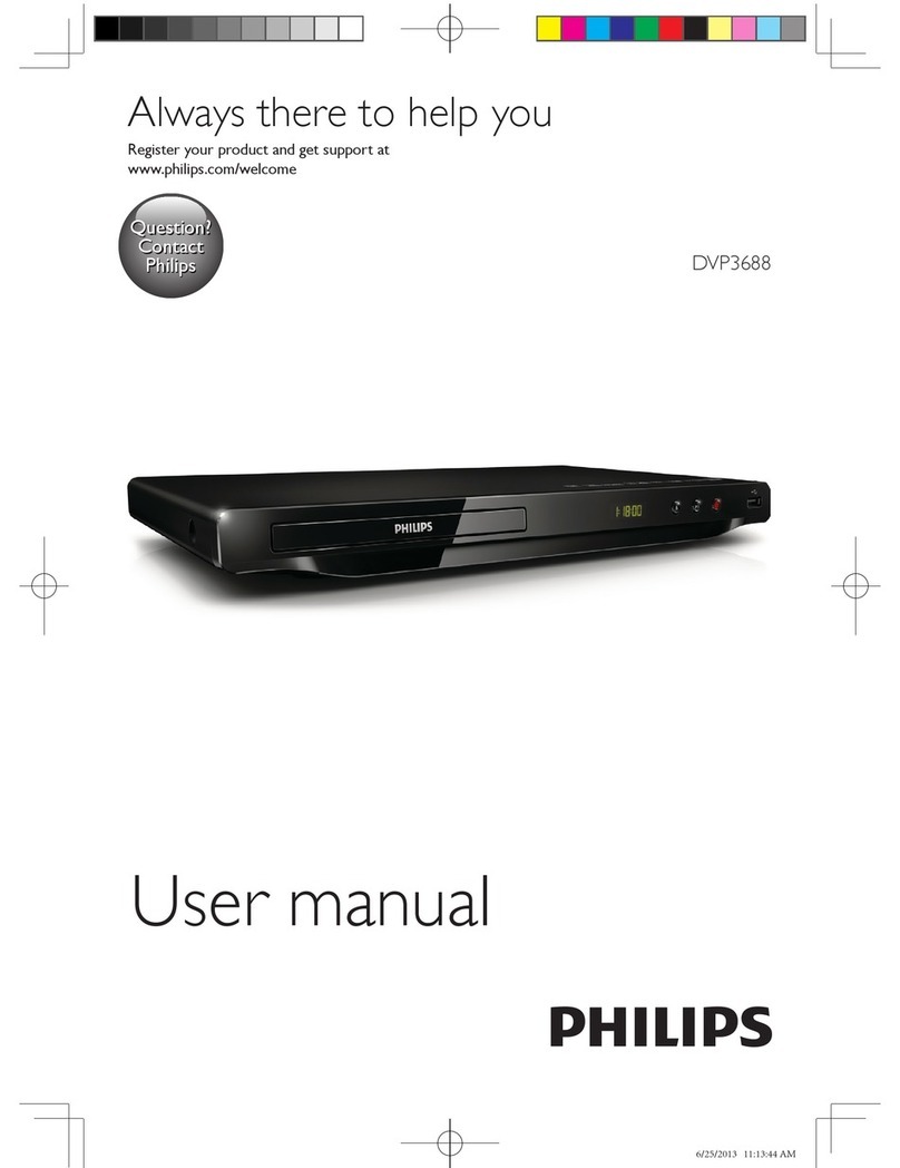 Philips DVP3688 User manual
