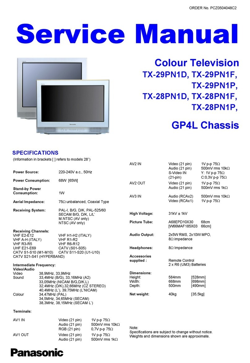 Panasonic TX-29PN1D User manual