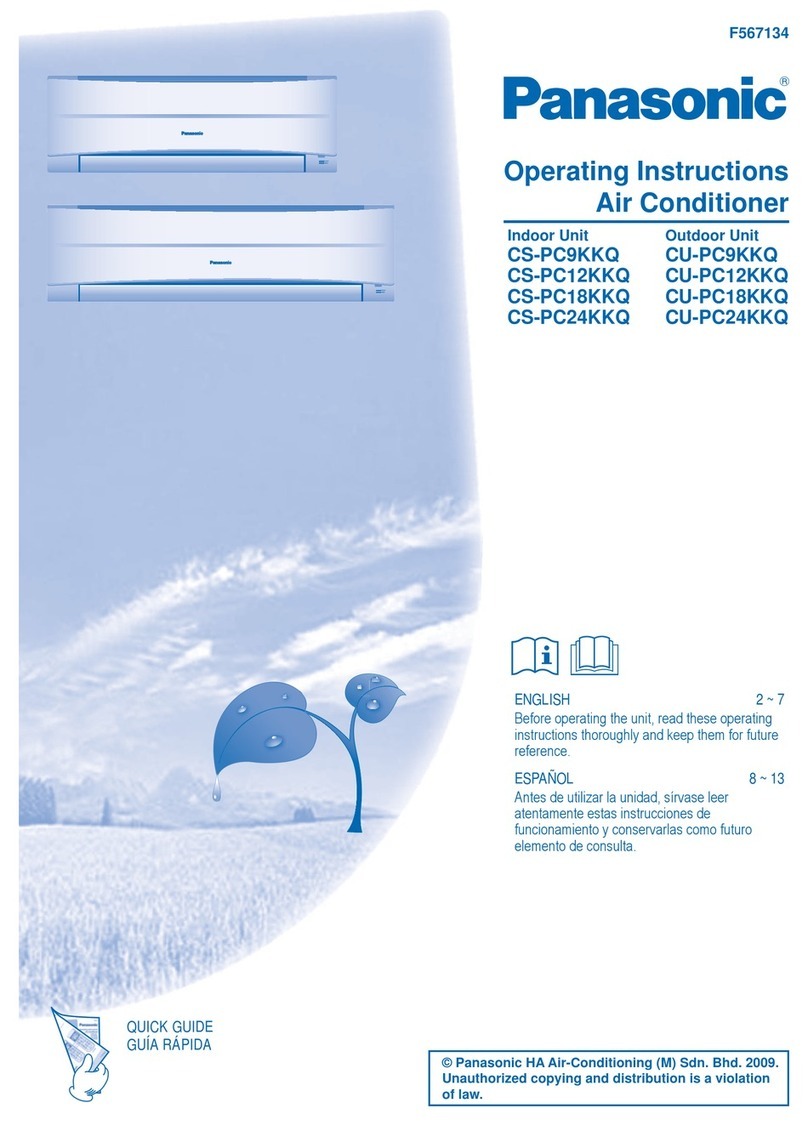 Panasonic CS-PC9KKQ User manual