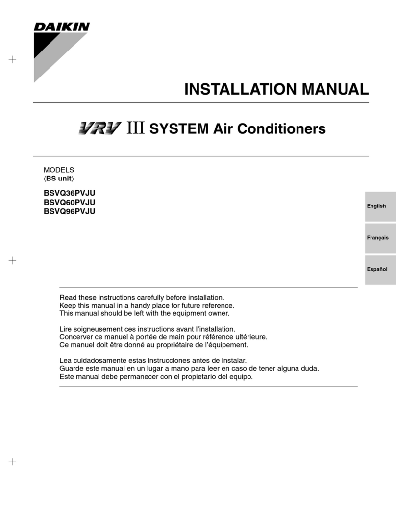 Daikin BSVQ36PVJU User manual