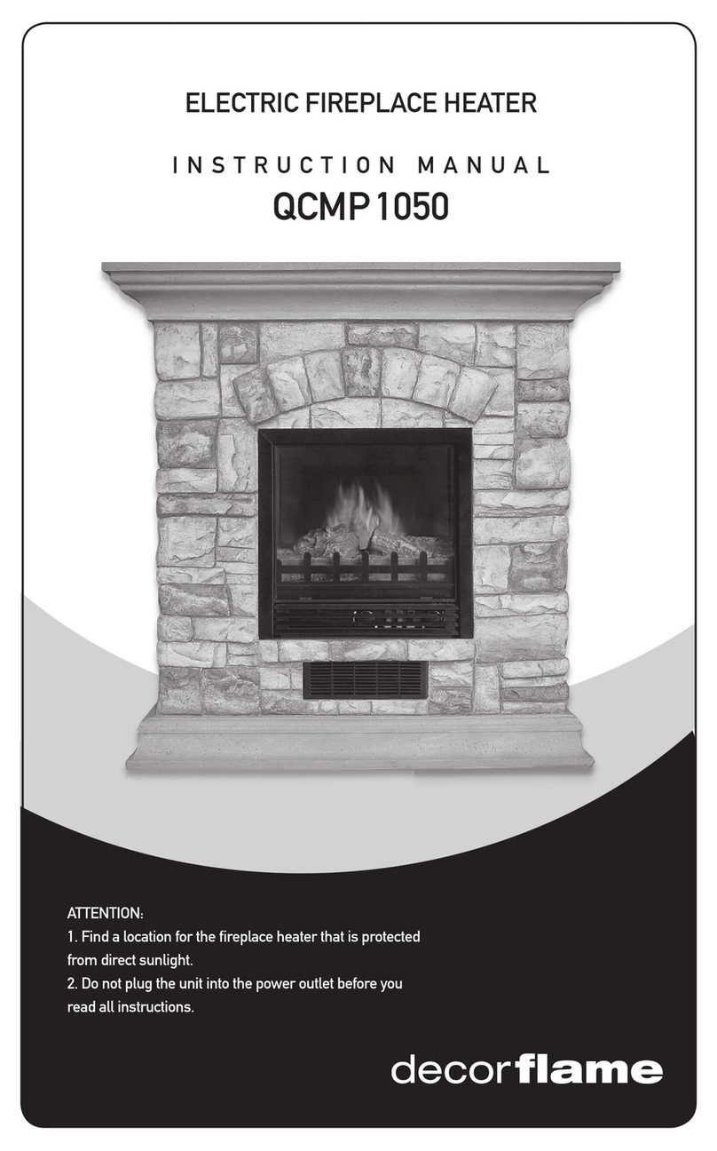 decorflame QCMP1050 instruction manual