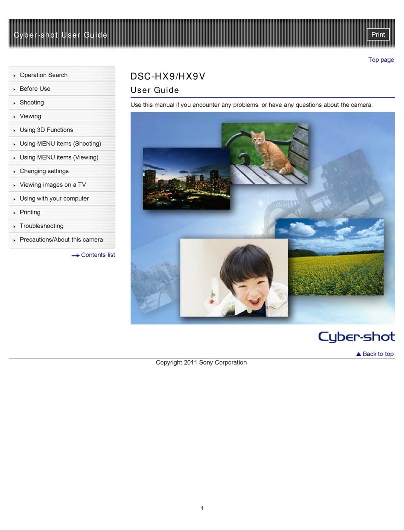 Sony Cyber-Shot DSC-HX9 User manual