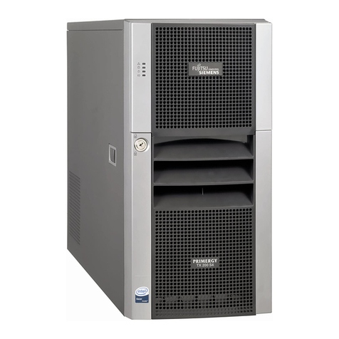 Fujitsu Siemens Computers PRIMERGY TX200 S4 User manual
