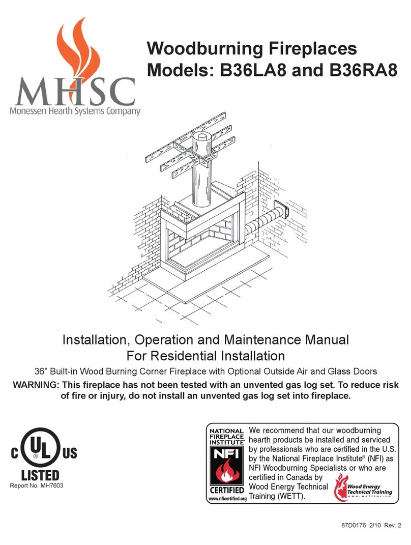 MHSC B36RA8 Installation, operation and maintenance manual