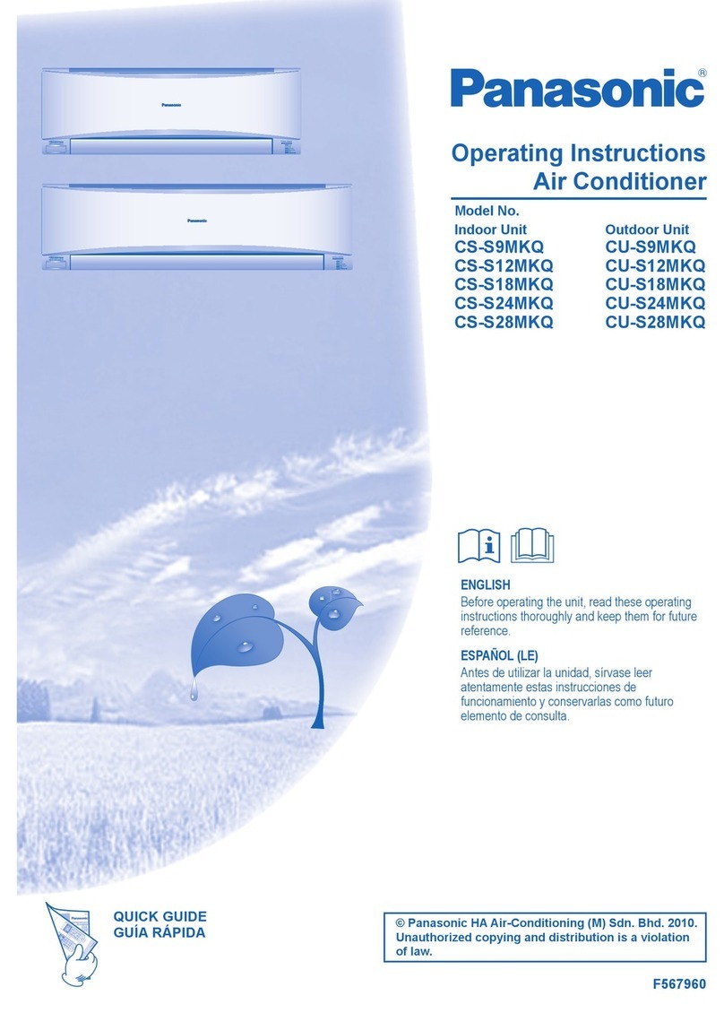 Panasonic CS-S9MKQ User manual Panasonic CS-S9MKQ User manual