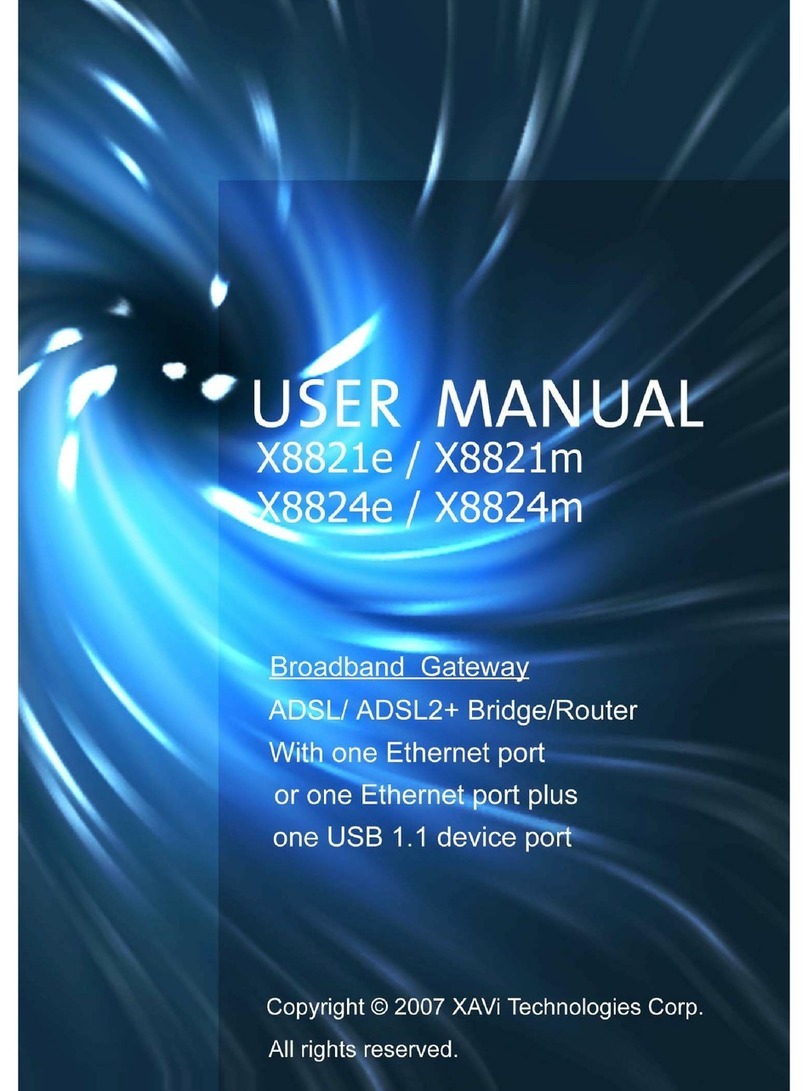 XAVi X8821e User manual