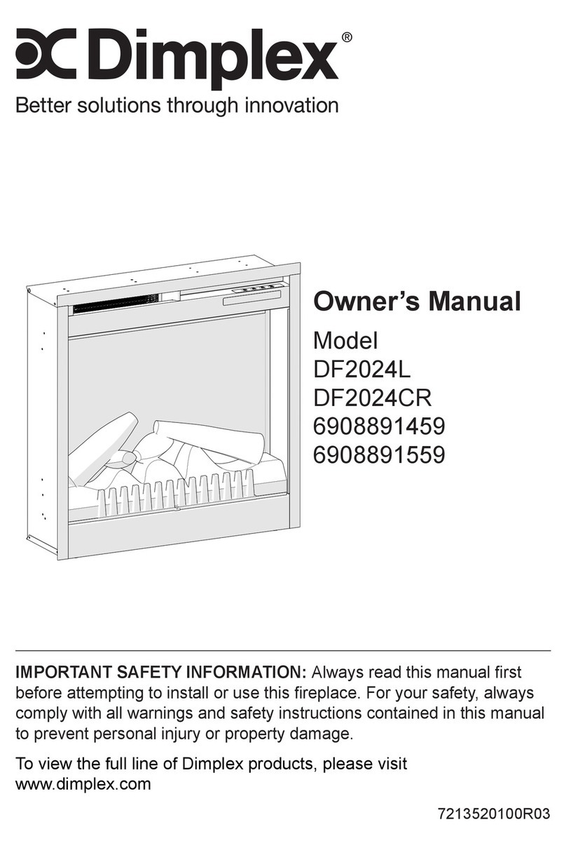 Dimplex DF2024L owner's manual