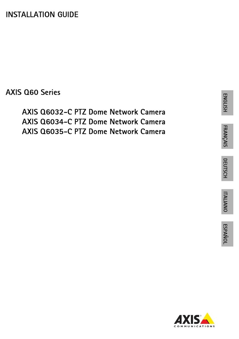 Axis Q6032-C User manual