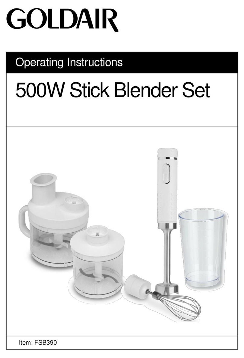 Goldair FSB390 operating instructions