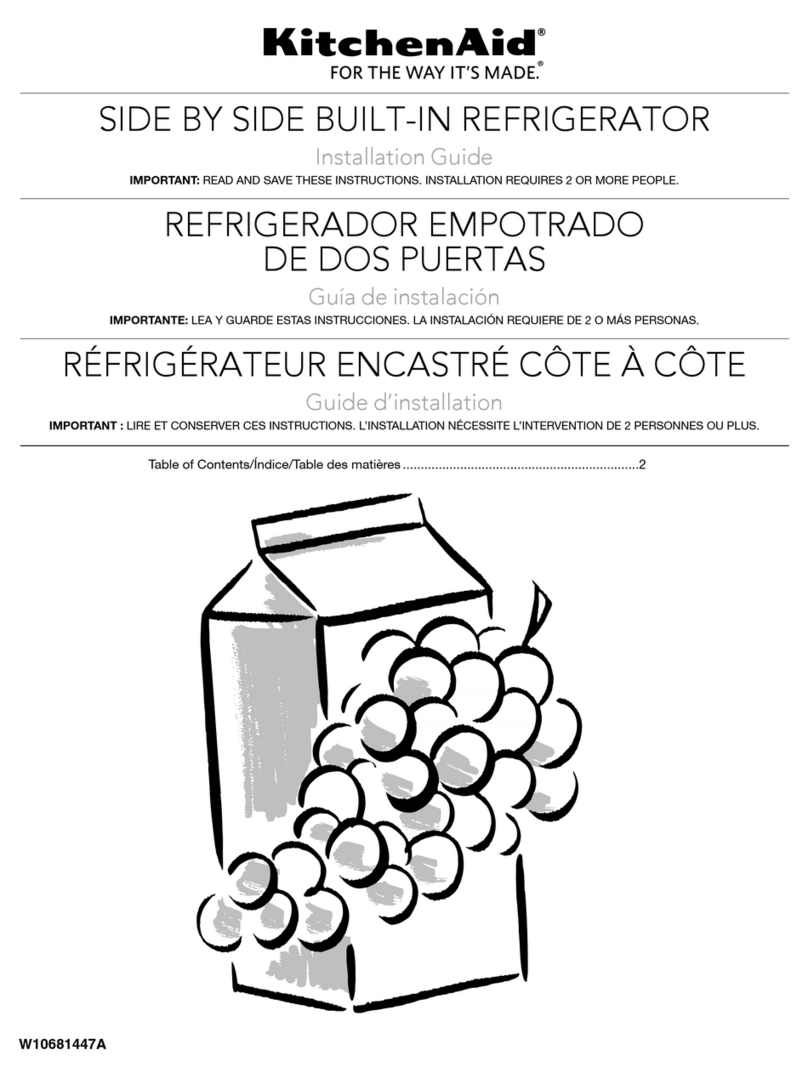 KitchenAid W10681447A User manual