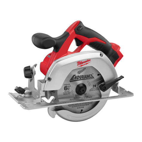 Milwaukee 2630-20 Operator's manual