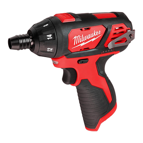 Milwaukee 2401-20 Operator's manual Milwaukee 2401-20 Operator's manual