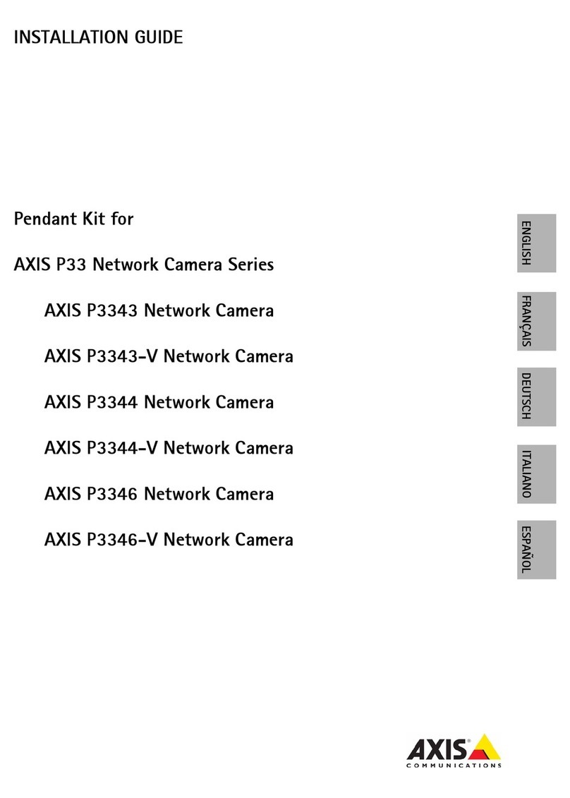 Axis P3343-V User manual