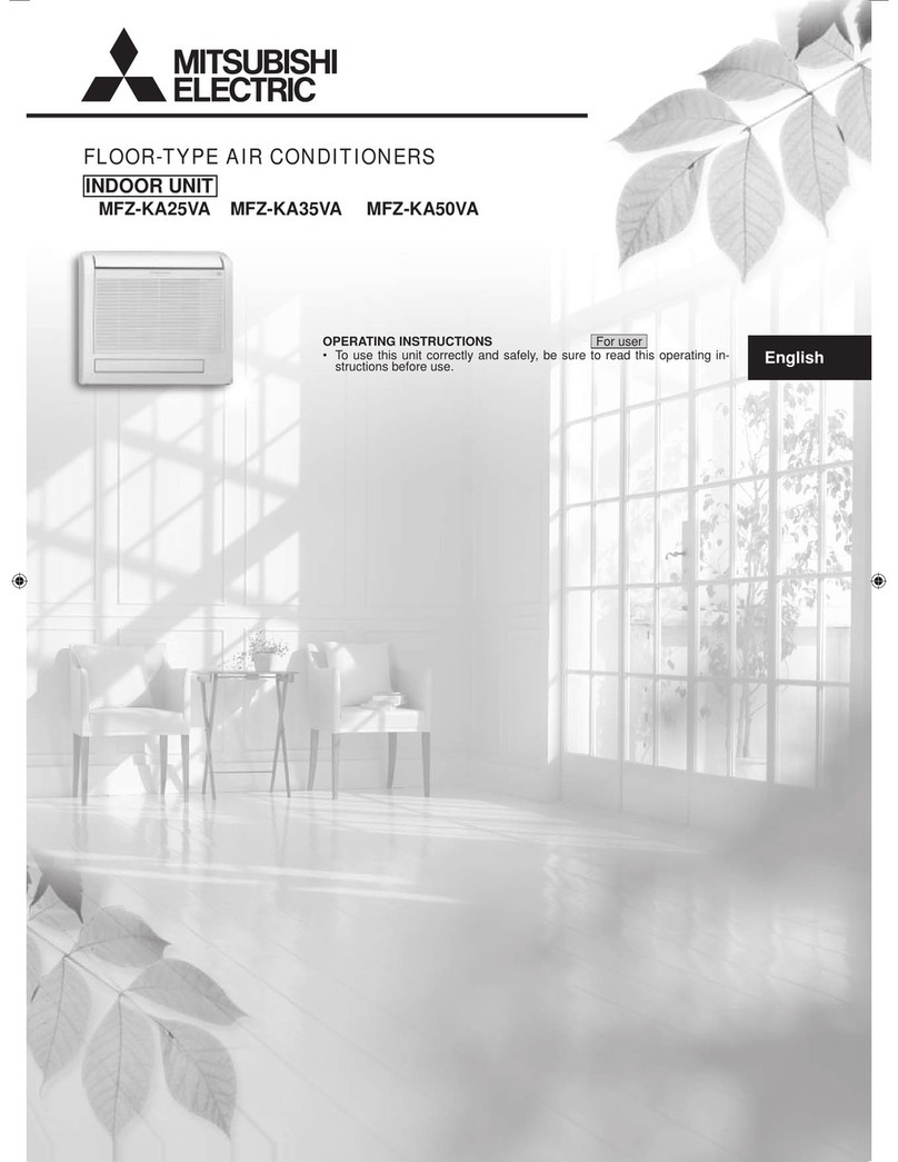 Mitsubishi Electric MFZ-KA25VA User manual