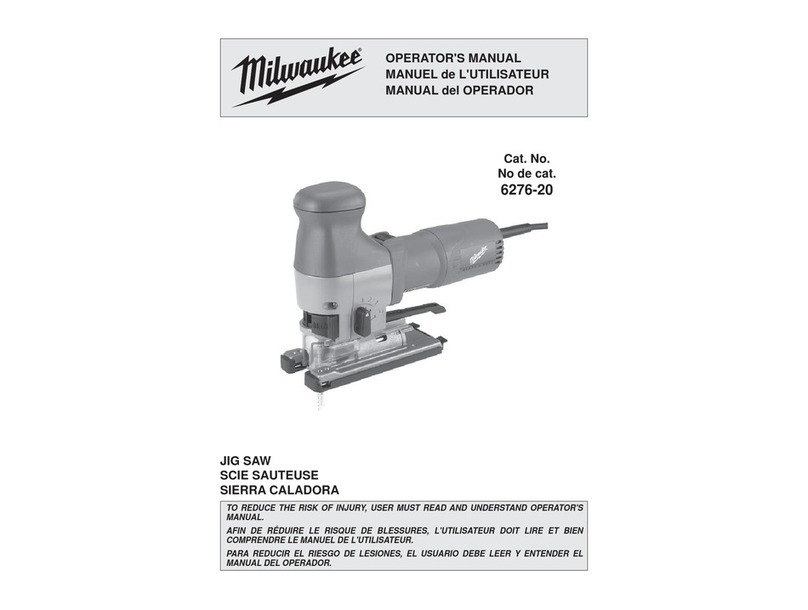 Milwaukee 6276-20 User manual